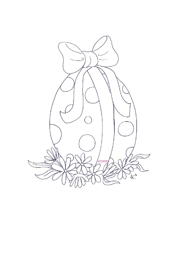 Disegni di Pasqua da stampare e colorare le uova