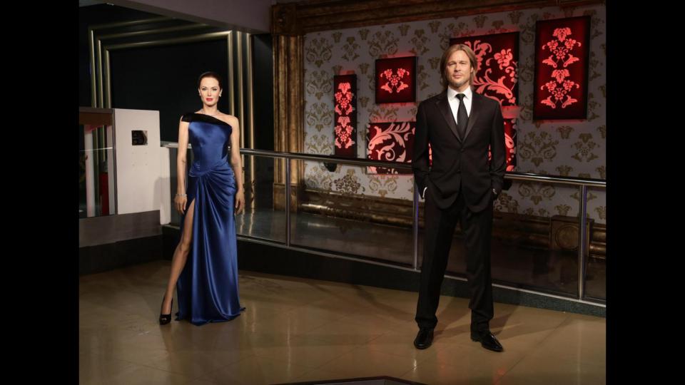 Brad Pitt e Angelina Jolie Separati da Madame Tussauds