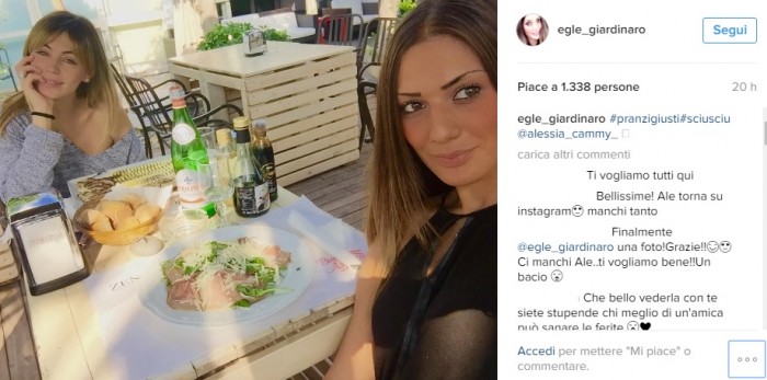 Alessia Cammarota Rompe il Silenzio e Torna su Instagram