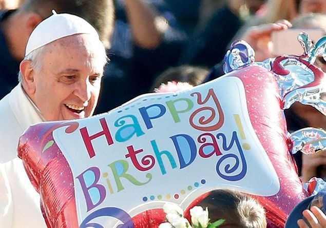 Papa Francesco compie 80 anni