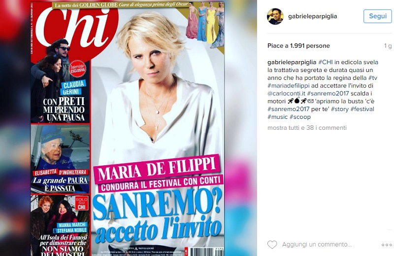 Maria De Filippi a Sanremo a Titolo Gratuito