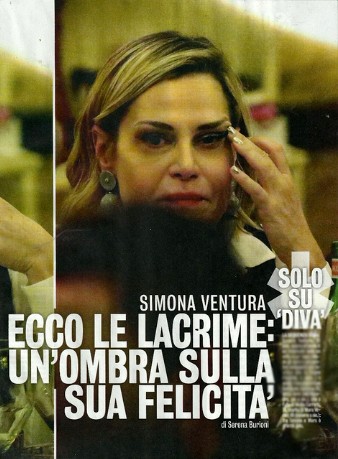 Simona Ventura Piange Durante una Cena con Gerò Carraro