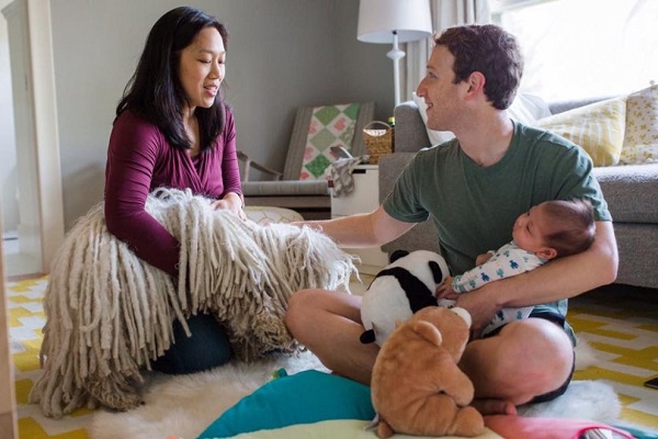 Mark Zuckerberg seconda figlia