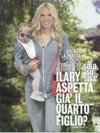 Ilary Blasi incinta del quarto figlio foto