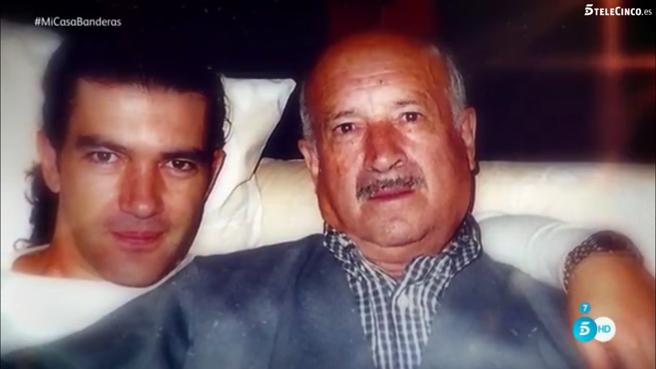 Antonio Banderas e il papà