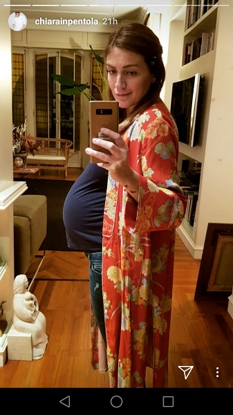 Chiara Maci incinta: foto del pancione esplosivo