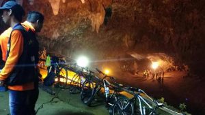 I ragazzi intrappolati nella grotta in Thailandia