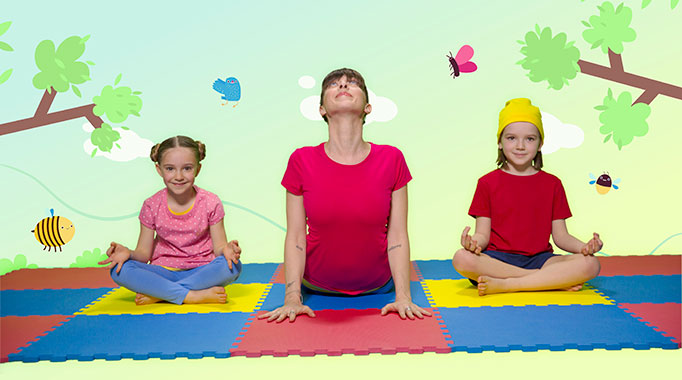 Yoga pe bambini