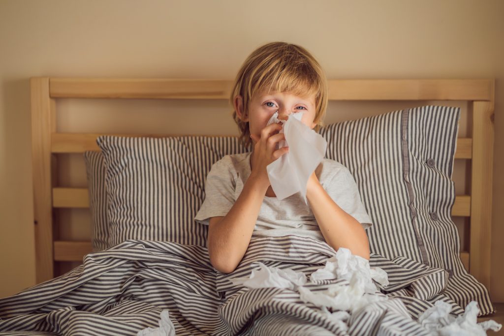 Influenza 2023-2024 nei bambini: sintomi, cura e quando preoccuparsi - Fonte immagine 123RF.com con licenza d'uso
