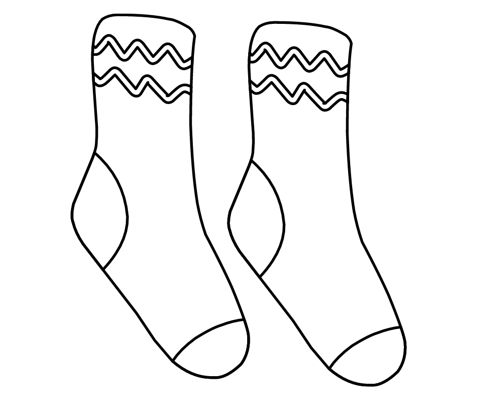 Giornata dei calzini spaiati - immagine realizzata con Canva, con licenza d'uso